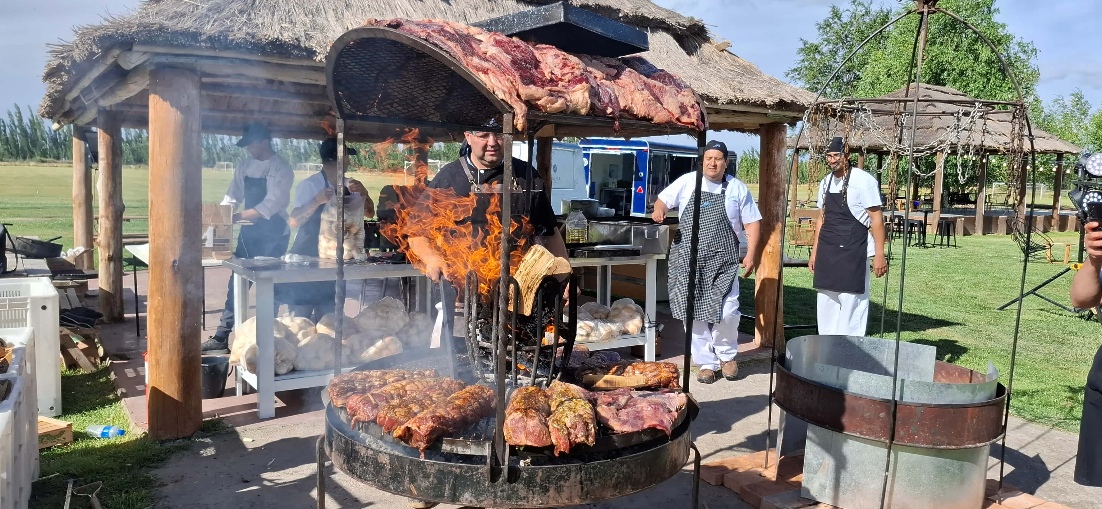 Servicio de catering en campo
